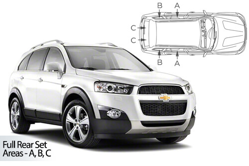 Car Shades Chevrolet	Captiva 5 Door 11-16 Full Rear Set