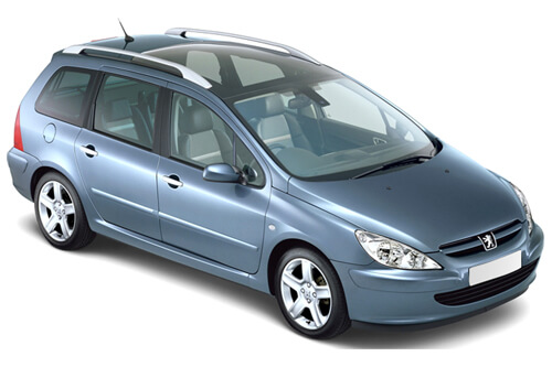 Car Shades Peugeot 307 SW  03-08 Full Rear Set